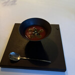 Installation Table ENSO L'asymetrie du calme - スイカのスープ