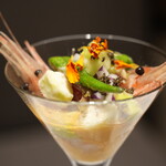 フレンチレストラン・プレジール - 秋田県産白ボタンエビのミキュイ