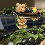 Paste - ②ポメロ、海老、ココナッツジャムの一口タルト