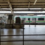 駅そば そば・うどん八起家 - この次の高崎始発に乗りました（この列車は湘南新宿ライン）