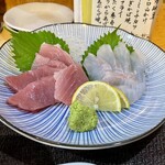 新勝 - マグロの脳天とクエ