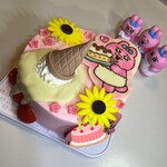 エウレカスイーツ - チョコ製のプレートは隠れてますがこれもとてもかわいい