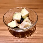 手打ちそば やっ古 - 水茄子