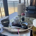 まさご屋 - 焼魚定食（カマスの一夜干し）