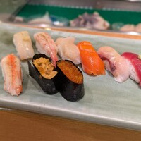 寿司和食しかま - 松握り 2750円(2024年8月)