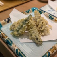 寿司和食しかま - シャコの天ぷら 1980円(2024年8月)