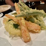 一品料理 六一 - 野菜の天ぷら