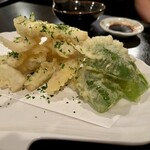 一品料理 六一 - スズキの天ぷら