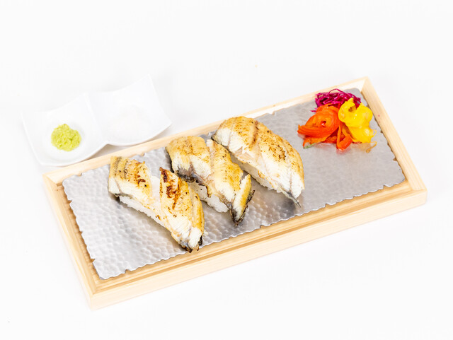 鰻白焼握り3艦