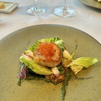 Restaurant Ｍiyazaki - 前菜①  ホタテ　いくら　レギュームキュイ&クリュ　
                    　　　ソース・ツナ/ピストゥ