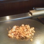 しらかわ - 常陸牛のミートソース混ぜ混ぜ中（オムライス）