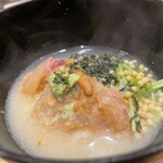 銀座 稲葉 - 鯛茶漬け（完成）