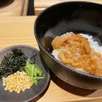 銀座 稲葉 - 鯛ごまダレご飯＋茶漬けの薬味