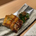 銀座 稲葉 - 四の膳　鰻の蒲焼き、梅胡瓜