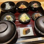 銀座 稲葉 - 本膳　応量器を使用した、禅の世界観を堪能できる演出