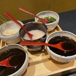 銀座 稲葉 - 甘未（かき氷）用の黒蜜など