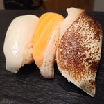 東京立ち寿司 - 握り3貫