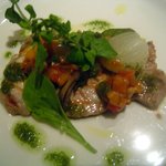 レストラン エヌ.ルトゥール - 群馬県赤城産もち豚のロースのグリエ　ハーブバターソース