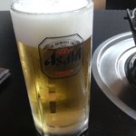 しゃぶみよし - 生ビール中一杯目