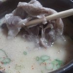 しゃぶみよし - 特上しゃぶこれからパクつきます