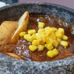 ジューシーパパ - 名物！ 石焼ハンバーグ 1000円。