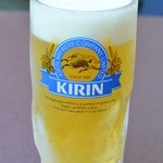 ジューシーパパ - 生ビール 500円。