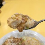 満腹ラーメン富田屋 - 麻婆チャーハンをパクリ。至福　(T_T)