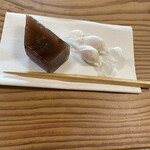 そば処 まい田屋 - 妻と友達の菓子つき