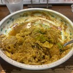 ラーメン 達磨食堂 - 最後は、全部混ぜて