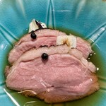 焼鳥 角レ - 合鴨ロース藁焼き