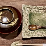 焼鳥 角レ - 突き出しのお椀