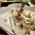 焼鳥 角レ - きさ輝地鶏たたき