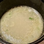 焼鳥 角レ - 鶏スープ