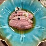 焼鳥 角レ - 合鴨ロース藁焼き