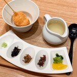 創作串揚げつだ - 〆のお茶漬け