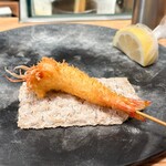 創作串揚げつだ 虎ノ門ヒルズステーションタワー店 - 活車海老