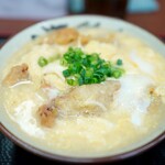 讃岐うどん いわい - げそ天玉子とじ