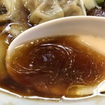 手打ち 陰日向 - 生姜がビシッと極まったスープ