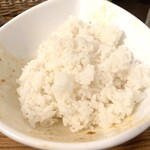 スープカレー屋 鴻 - ご飯は、ルーが残ったのでお代わりしました♪もちろん無料。