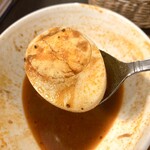 スープカレー屋 鴻 - 味玉子。