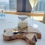 サンス・エ・サヴール - ファアグラはこんなプリンStyleだと、夏でも食べやすいですね。