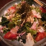 美食処　作治 - （コース）蟹と豆腐のサラダ