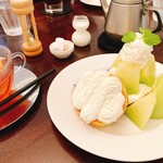 パルファン - メロンショートケーキとメリメロティー