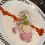 鯛白湯らーめん ○de▽ - 