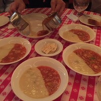 グランド・セントラル・オイスターバー&レストラン 品川店 - クラムチャウダーのハーフアンドハーフ