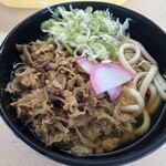 ぷらっとぴっと 7・8番ホーム - かしわうどん(450円)