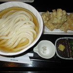 讃岐うどん 白庵 - ひやひや・とり天セット　2014・4