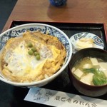 辰巳庵 - かつ丼セットのかつ丼