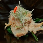 中国飯店 富麗華 - つぶ貝と白ミル貝貝の湯引き