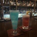 BAR 水田屋 - チャイナブルー1300円、ハワイアンブリーズ1400円